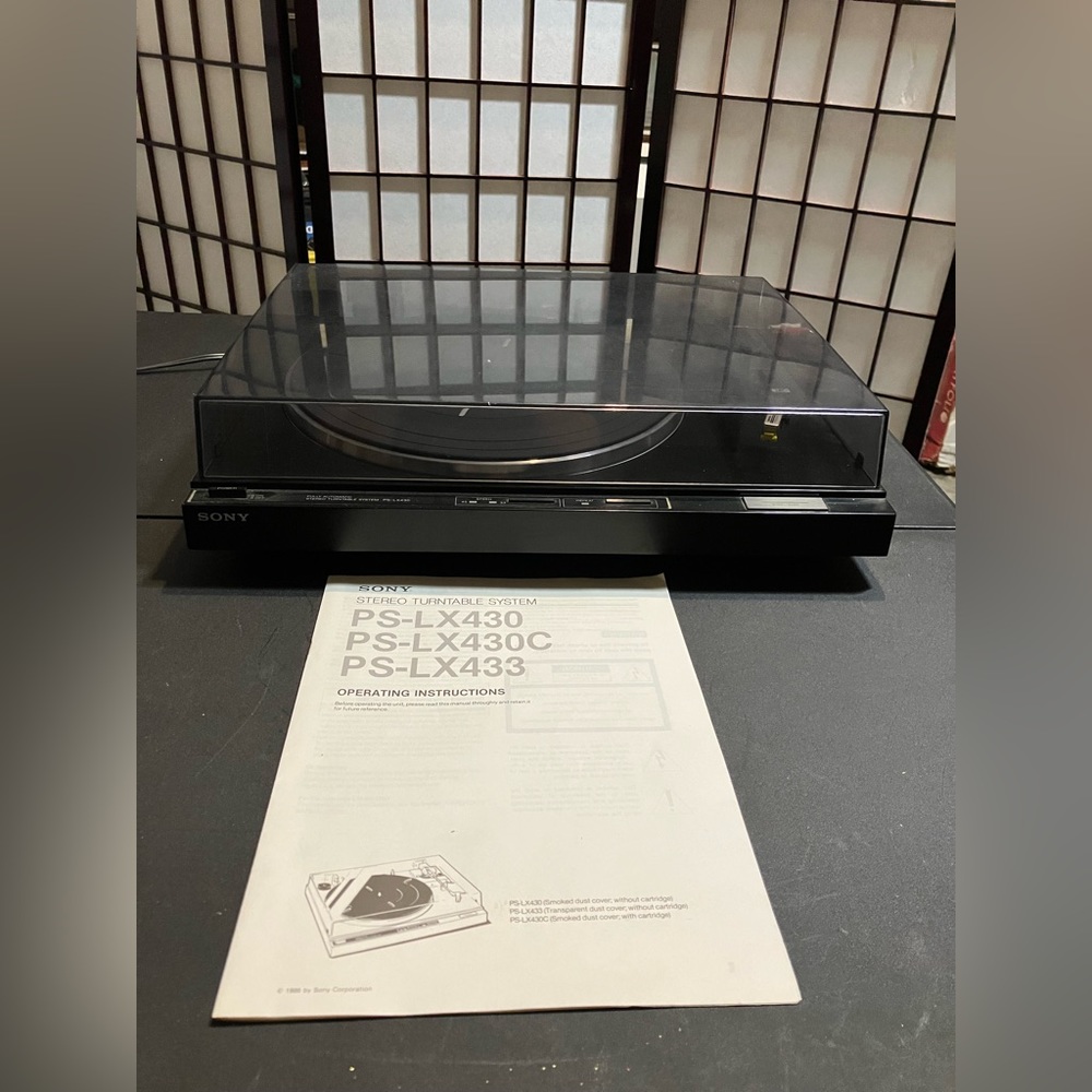 Sony PS-LX340 Fully-Automatic Belt-Drive Turntable System